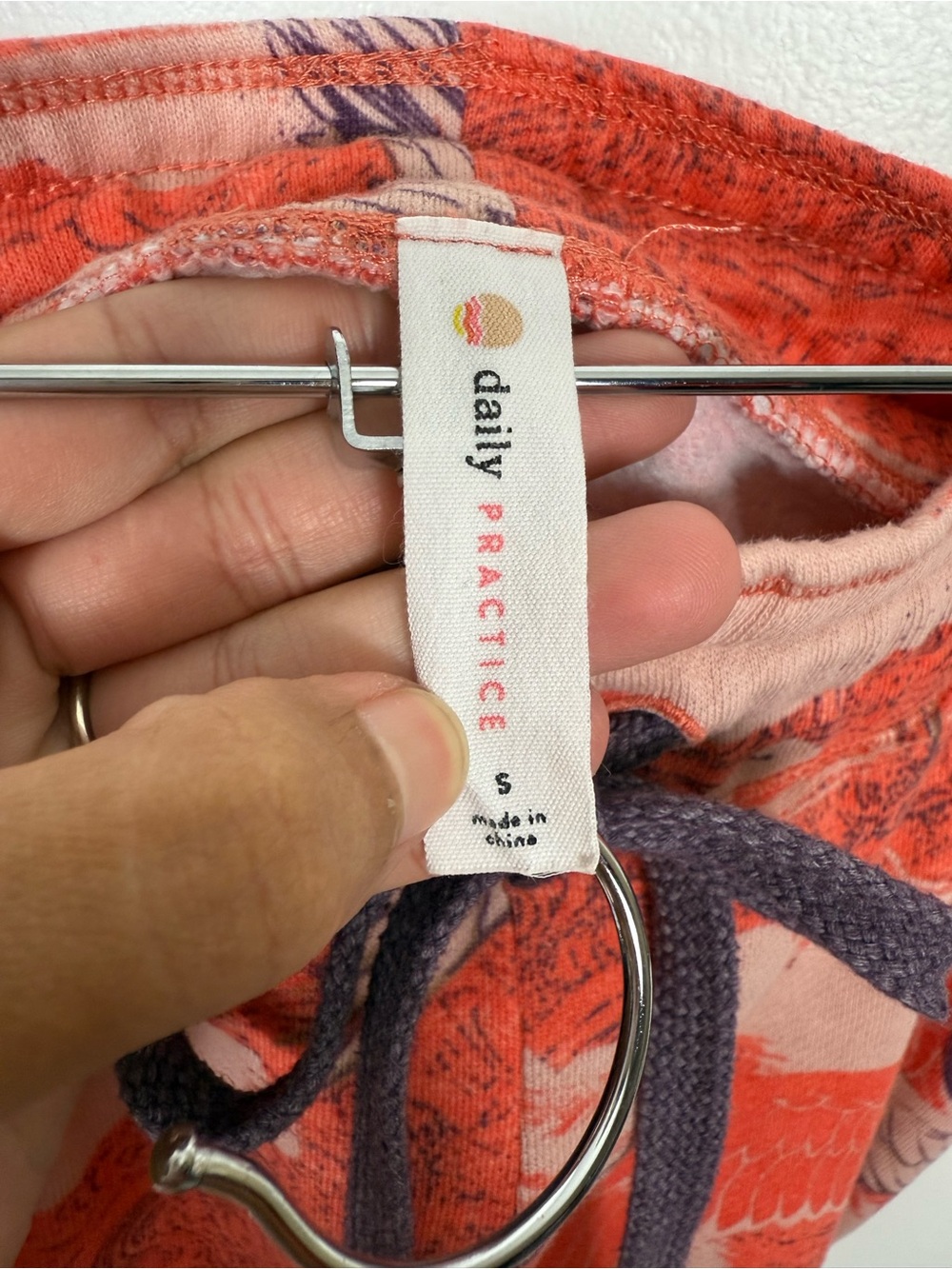 Anthropologie Camilla Crane Orange Elastic Waist Jogger Small - Picture 3 of 6